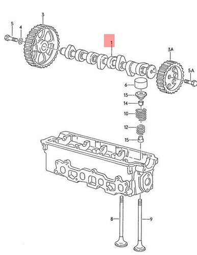 Genuine camshaft nos vw - vw,