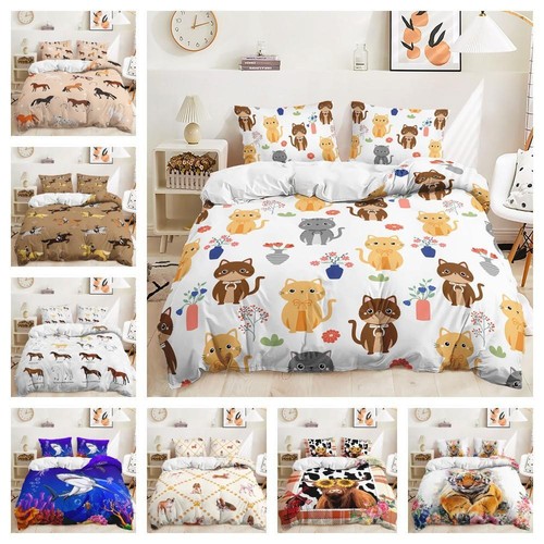Animals bedding set gift - set, quilt