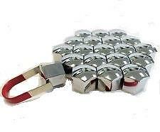 21mm CHROME Wheel Nut Covers with removal tool fits FORD S-MAX (ET)