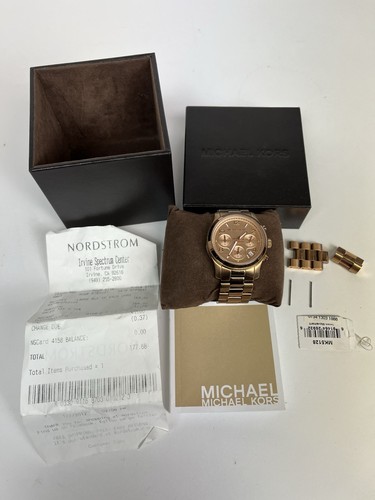 New michael kors mk5128 runway - new,