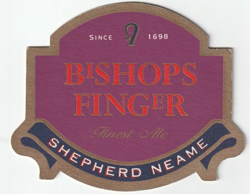 Beer mat shepherd neame - -,