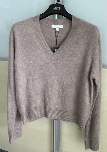 Merino cashmere v neck - m&s, merino/cashmere