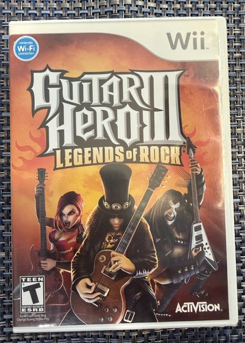 Nintendo wii guitar hero iii - nintendo,