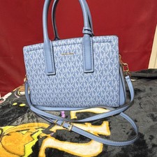 Michael Kors Blue Logo Satchel