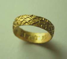 Gold posy ring 16th Century -Tiny 6 Months-1 year baby