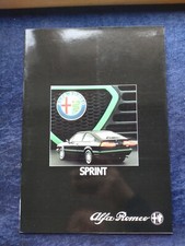 Alfa Romeo Sprint brochure
