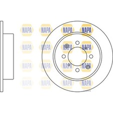 2x Brake Discs Solid For Honda