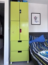IKEA Stuva Wardrobe Green and