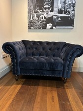 Velvet fabric seater sofa - 1.5,