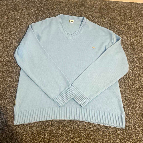 Lacoste neck knit logo - lacoste,