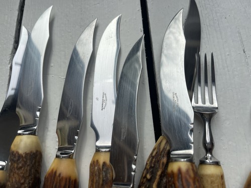 Harrods stag handle knife - knife, and