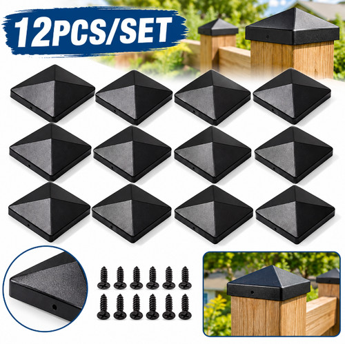 Pack fence post caps - pack,