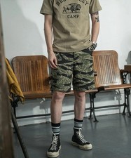 New Vintage 90’s Rothco Tiger Stripe Vietnam War Repro Camo BDU Shorts M.