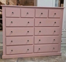 HANDMADE AYLESBURY (Pink) CHEST OF 12 DRAWERS ASSEMBLED NOT FLAT-PACK!!!