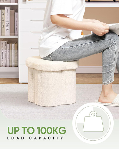 Storage ottoman cube flowers - storage, cube,