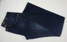 Crosshatch Jeans with Button Fly and Logo Measures W32 x L33 Straight Leg VGC
