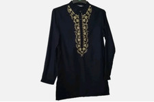 Boys Navy Blue Kurta for