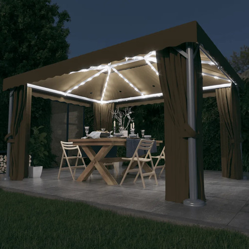 Walplus gazebo with curtains - walplus,