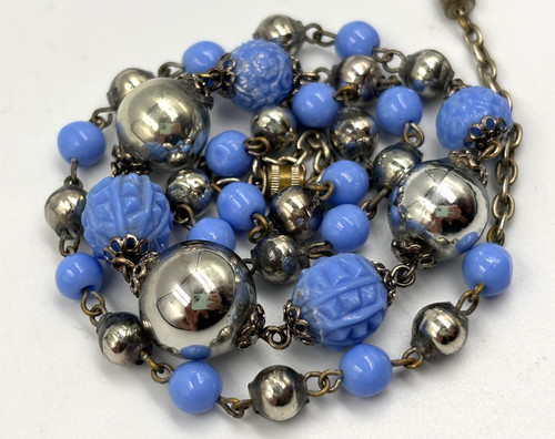Early vintage blue pressed - vintage,