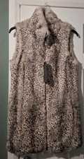 100% genuine rabbit fur gilet
