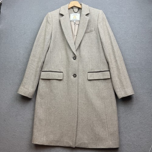 Joules tweed coat 10 - tweed,