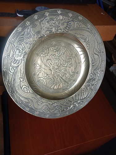 Vintage brass chinese dragon - vintage,