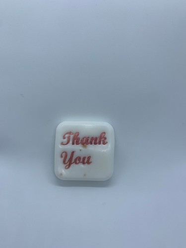 Thank you text soap stamp - ,