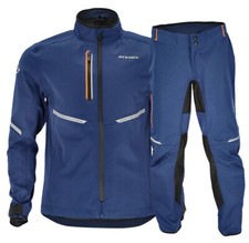 ACERBIS X DURO WATERPROOF JACKET & TROUSERS SET BLUE ENDURO ADULT OFF ROAD TRAIL