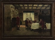 E. Larroque Painting of Fox