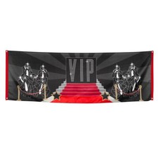 Large hollywood vip banner red - hollywood,