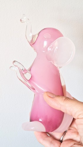 Vintage murano alabastro pink - vintage,