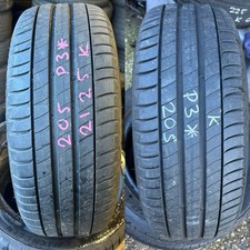 2 x Michelin Primacy 3 * 205