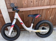 Wiggins Pau Lightweight Balance Bike Silver/Red used twice