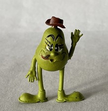 Vintage PEAR & Hat Promo MUNCH BUNCH Fruit Shape Pencil Topper Hong Kong #156