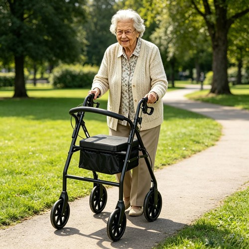 Lightweight rollator walker - , 4