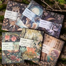 30 Sheets Woodland Animals
