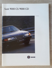 Saab 9000 CS / CD Brochure