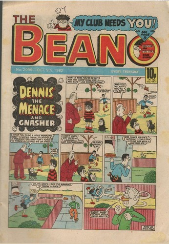 1982 9th october the beano - october,