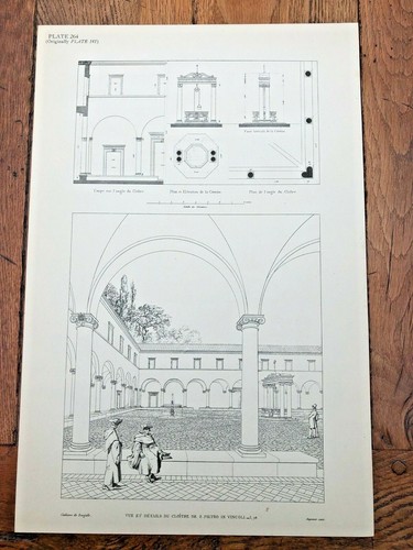 1928 print edifices de rome - -,
