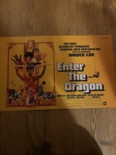Bruce Lee Enter The Dragon Pull Out Double Sided Poster