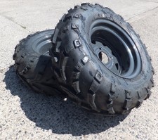 Front Wheel & Tyre (Pair) Fits Kubota "RTV400 & RTV500" Series (MAG 440 Tyres)