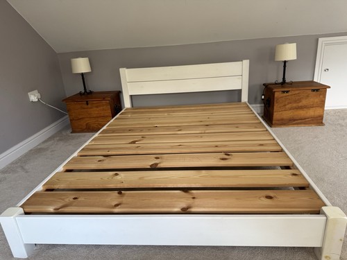White wash painted oak double - painted,