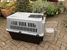 Ferplast Atlas 50 dog carrier crate cage with wheels