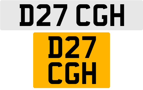 D27 cgh old style - old, number