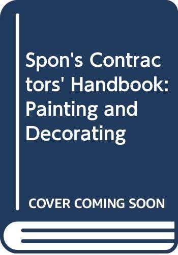 Spon contractors handbook - contractors',