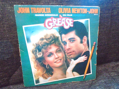 Grease travolta gatefolder lp - grease,