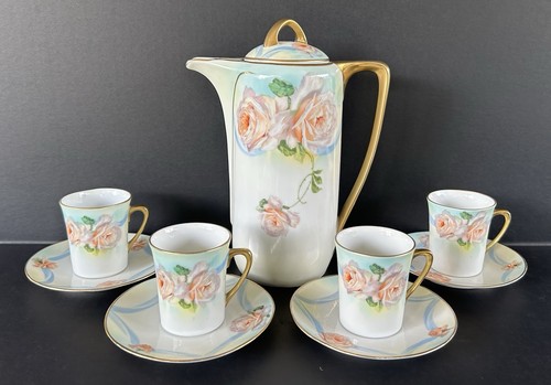 Antique chocolate pot cups - cups, set