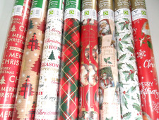 North Pole Christmas Gift Wrapping Paper 14m (2 x 7m rolls) Assorted Design
