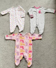 Cute Bundle Of Mamas And Papas Babygrow/sleepsuit Newborn