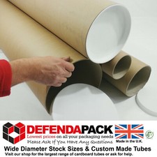 6" Wide Diameter Postal Poster Storage Tubes 1m